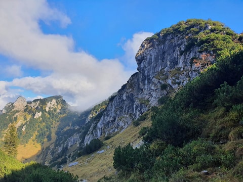 Achselköpfe view from the northen path