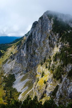 South wall of Benediktenwand