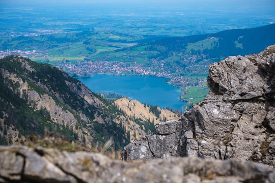 Schliersee seen from the Brecherspitz ridge